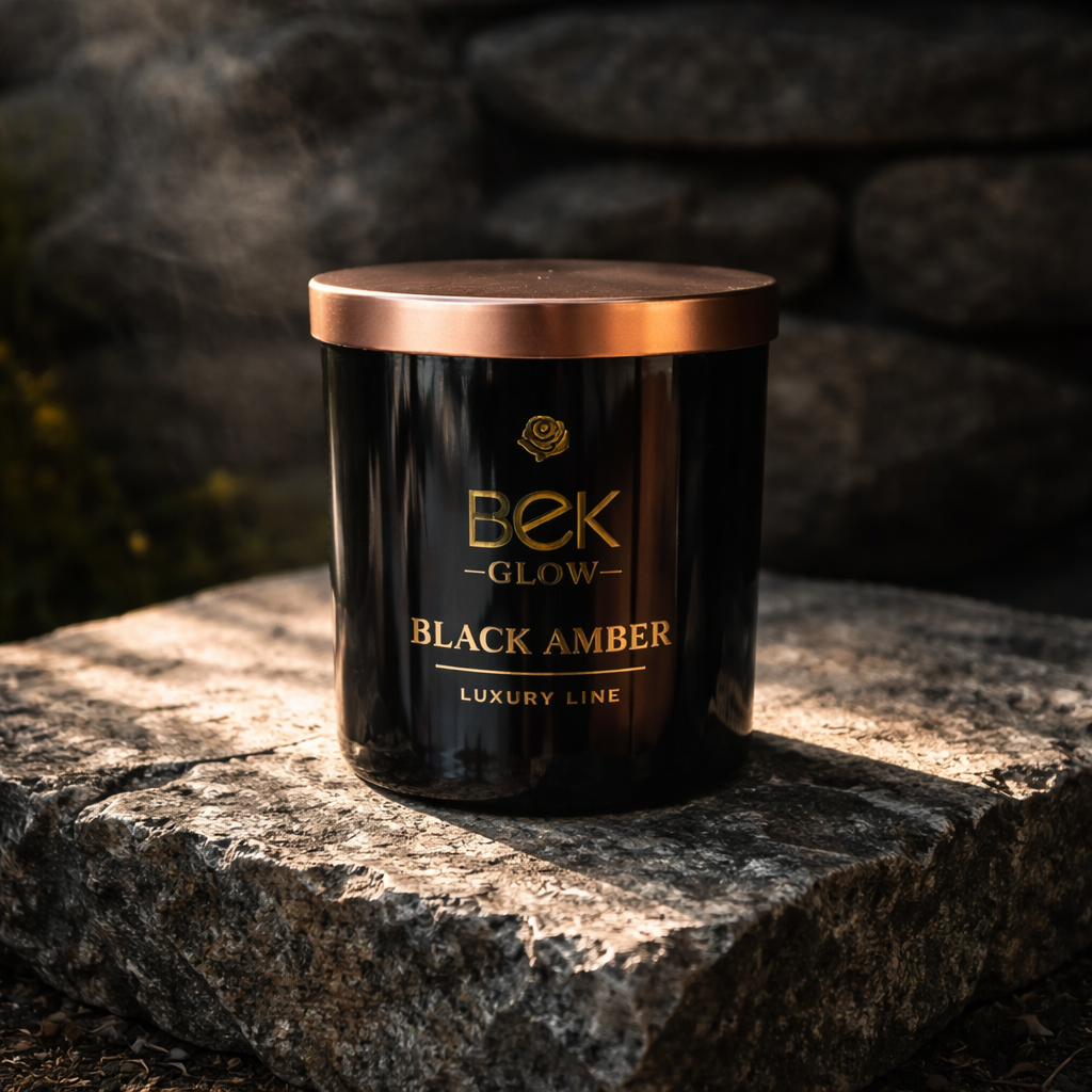 BEK Glow Luxury Candle Collection - Black Amber image